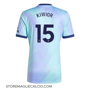 Arsenal Jakub Kiwior #15 Maglia Gara Terza Repliche 2024-25
